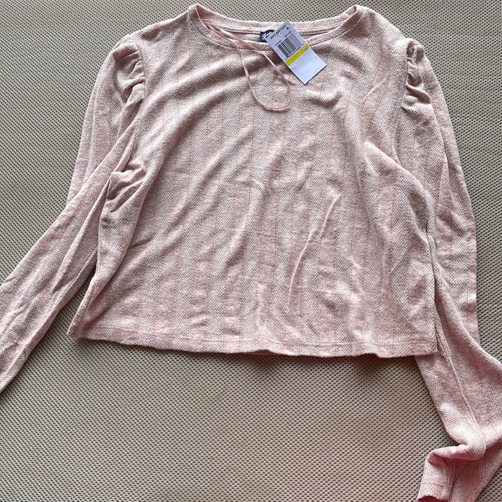 Pink crop long sleeve